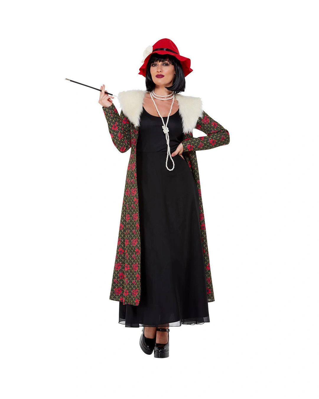 20s Ganoven Braut Kostümmantel Für Erwachsene – Bild 2