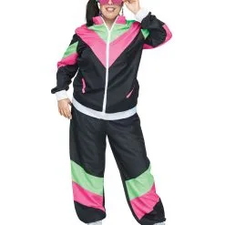 80er Jahre Bad Taste Trainingsanzug Plus Size