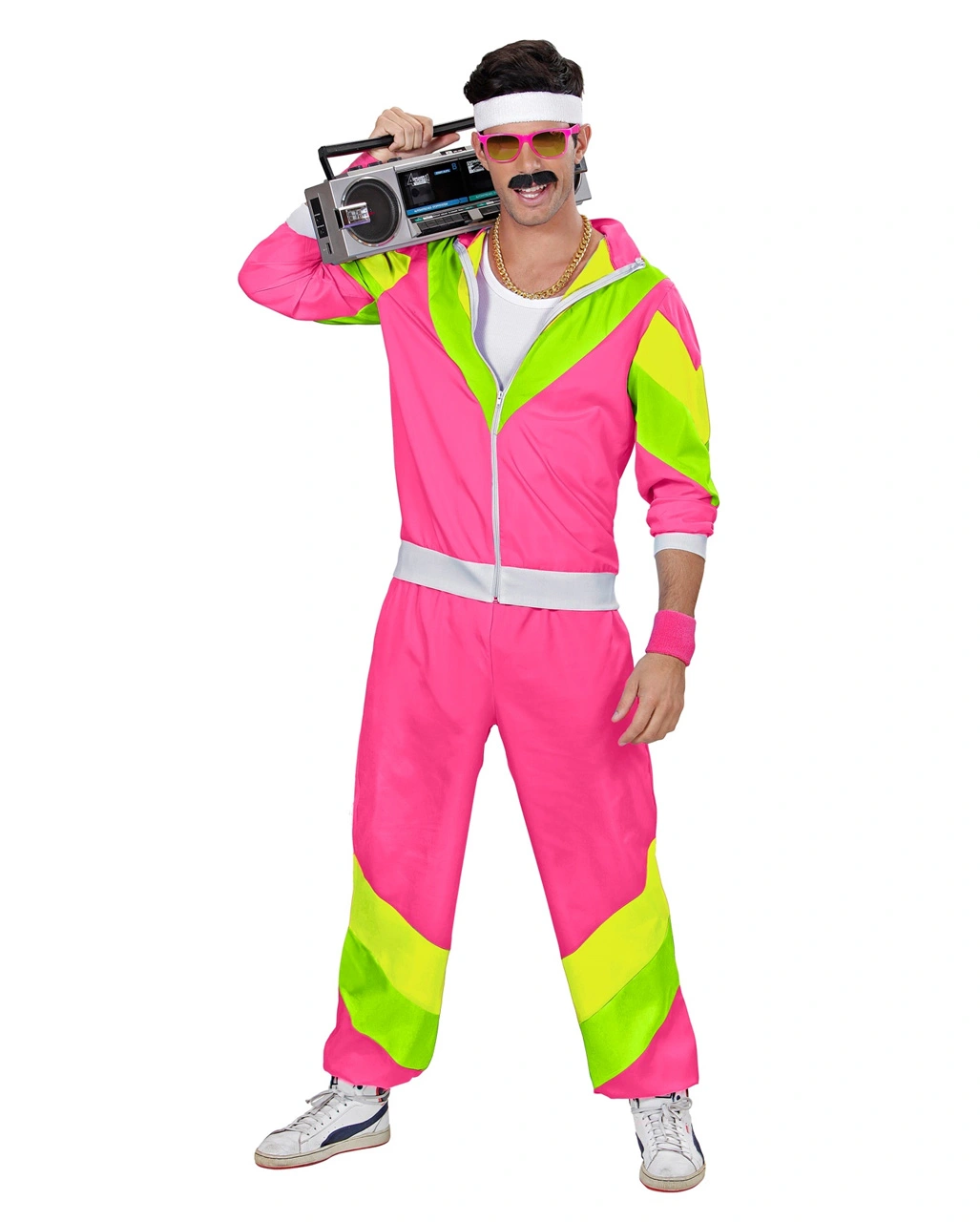 80er Jahre Traningsanzug Kostüm – Bild 2