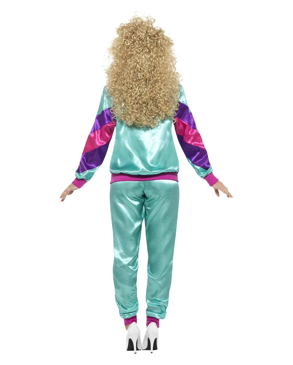 80er Jahre Trainingsanzug Kostüm – Bild 3