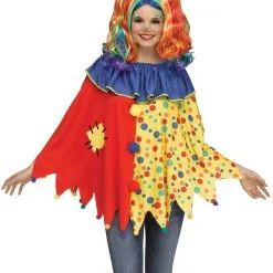 Clowns Poncho One Size Bunt