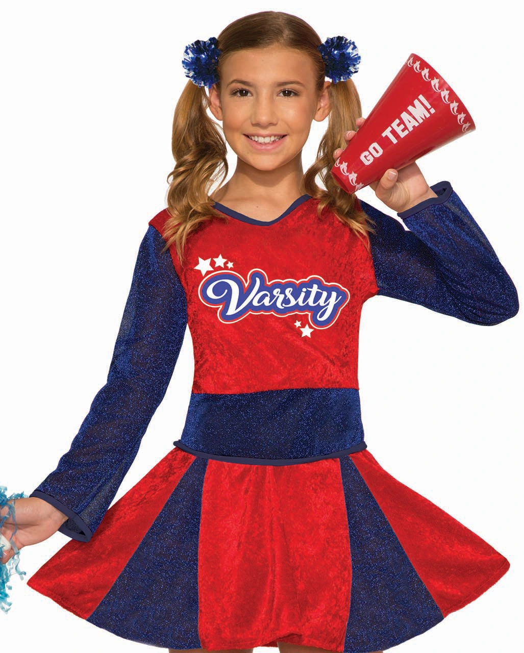 Cheerleader Mädchenkostüm – Bild 2