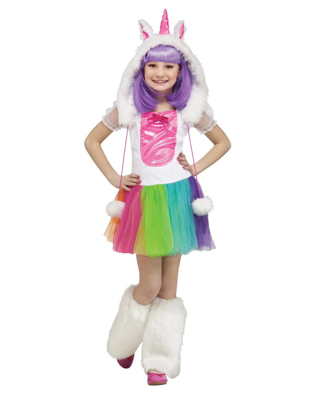 Faschingskostüm Mädchen Einhorn