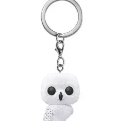 Harry Potter Hedwig Flocked Funko Pocket POP! Schlüsselanhänger