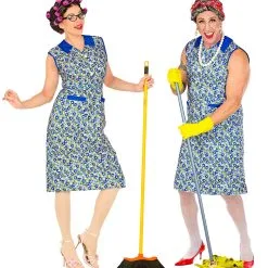 Putzfrau Kittelschürze Kostüm