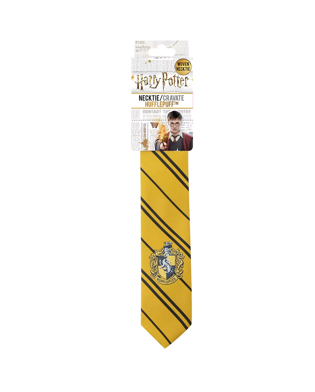 Harry Potter Hufflepuff Krawatte Mit Hauswappen – Bild 3