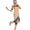 Indianer Maid Frauenkostüm Mit Fransen