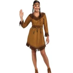Indianerin Kostüm Mit Fransen