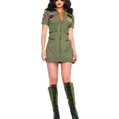 Fliegerass Pilotin Damenkostüm