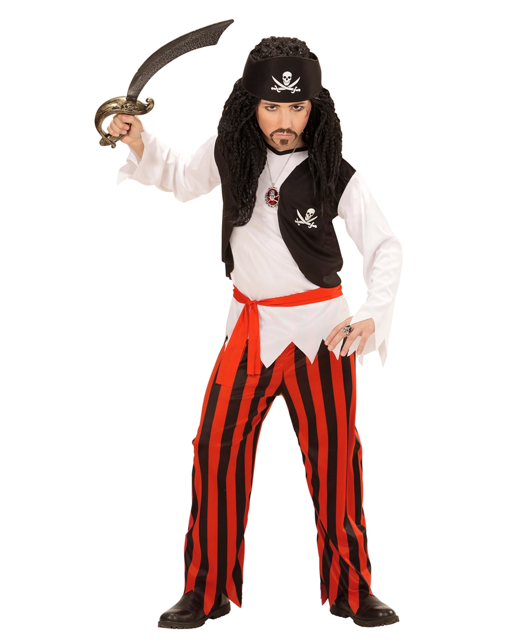 Grimmiger Pirat Kinderkostüm