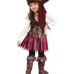 Kleine Piratin Kinderkostüm
