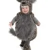 Plüsch Wolf Kleinkinderkostüm