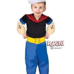 Original Popeye Kleinkinder Kostüm