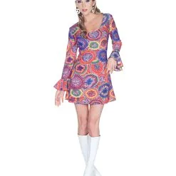Hippie Minikleid Psychedelic