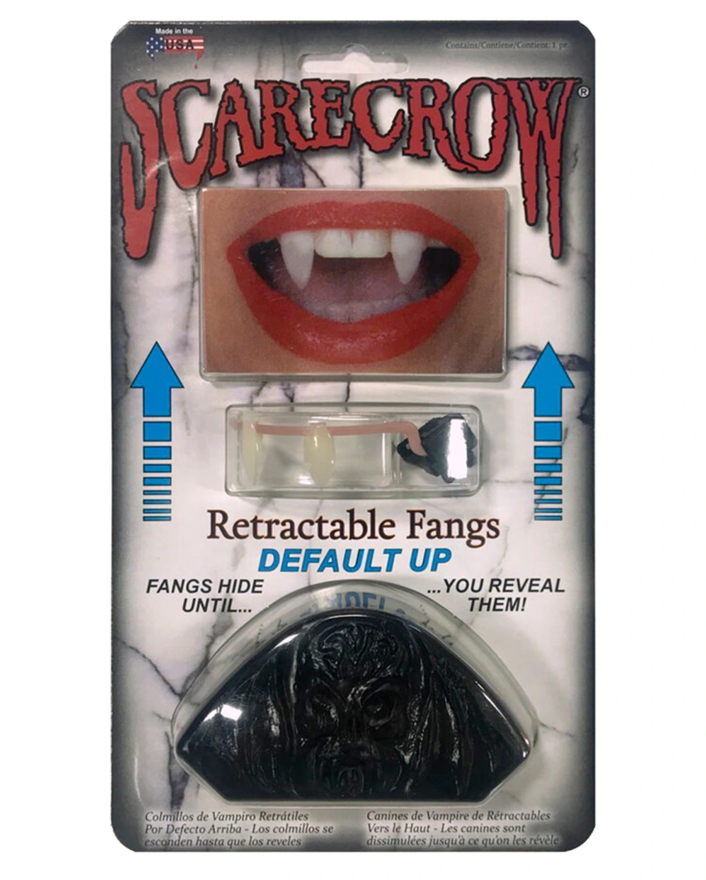 Scarecrow Einziehbare Vampir ZĂ€hne UP