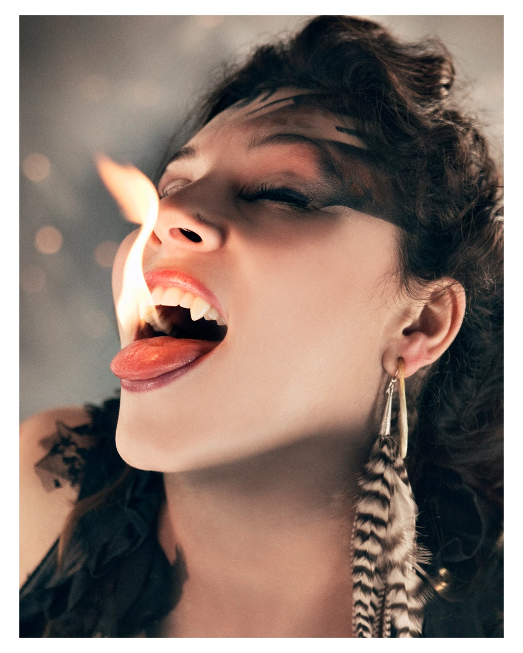 Scarecrow Vampir Eckzähne Small – Bild 4