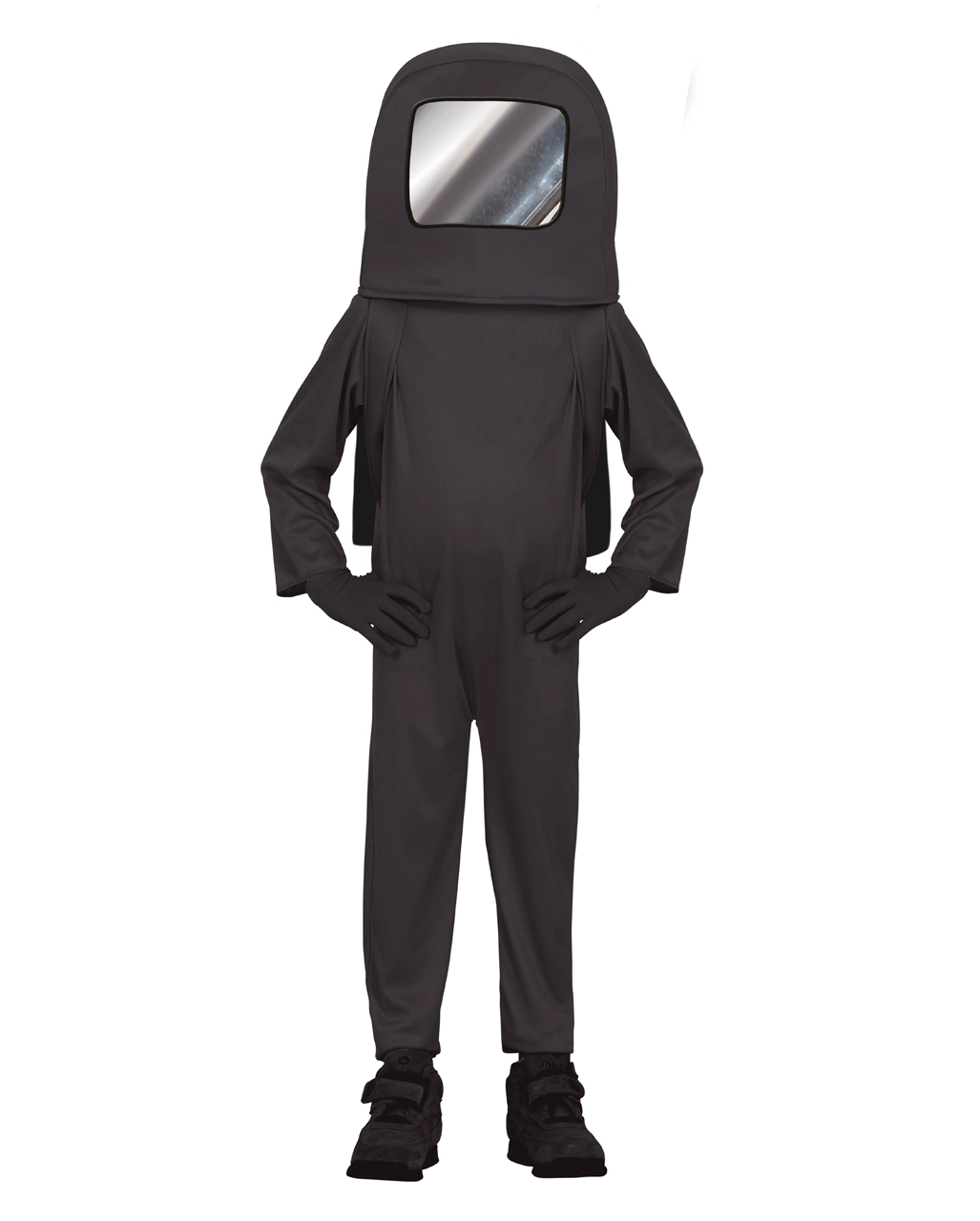 Schwarzes Videospiel Astronaut Kostüm Für Kinder