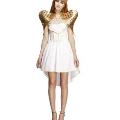 Glamouröser Engel Kostüm Weiß