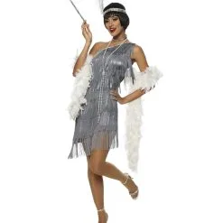 Schimmerndes Flapper Kostüm