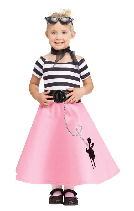 Soda Shop Mädchen Kleinkinderkostüm