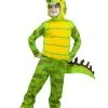 Grünes Kinderkostüm T-Rex Dinosaurier