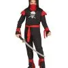 Totenschädel Ninja Kinderkostüm